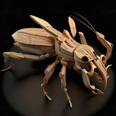 3D model Meganomiidae (STL)